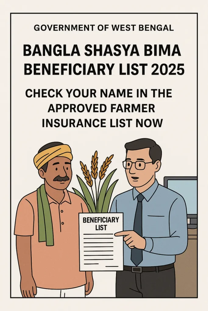 Bangla Shasya Bima Beneficiary List 2025
