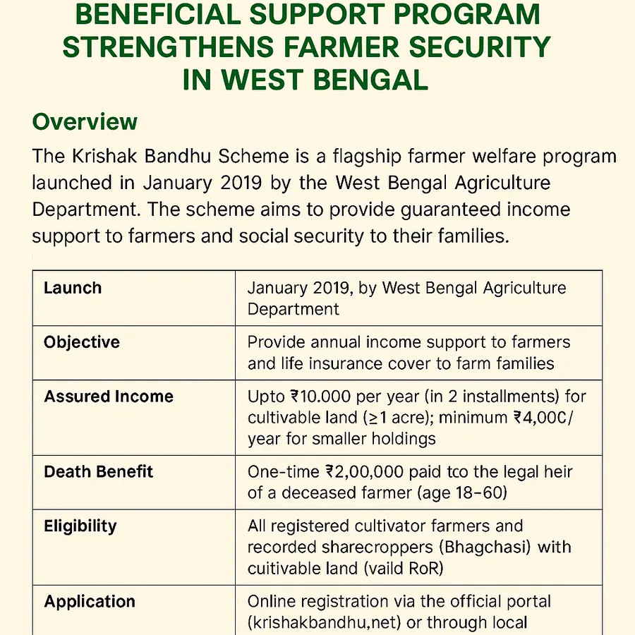Krishak Bandhu Scheme